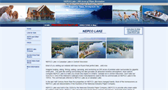 Desktop Screenshot of nepcolake.com